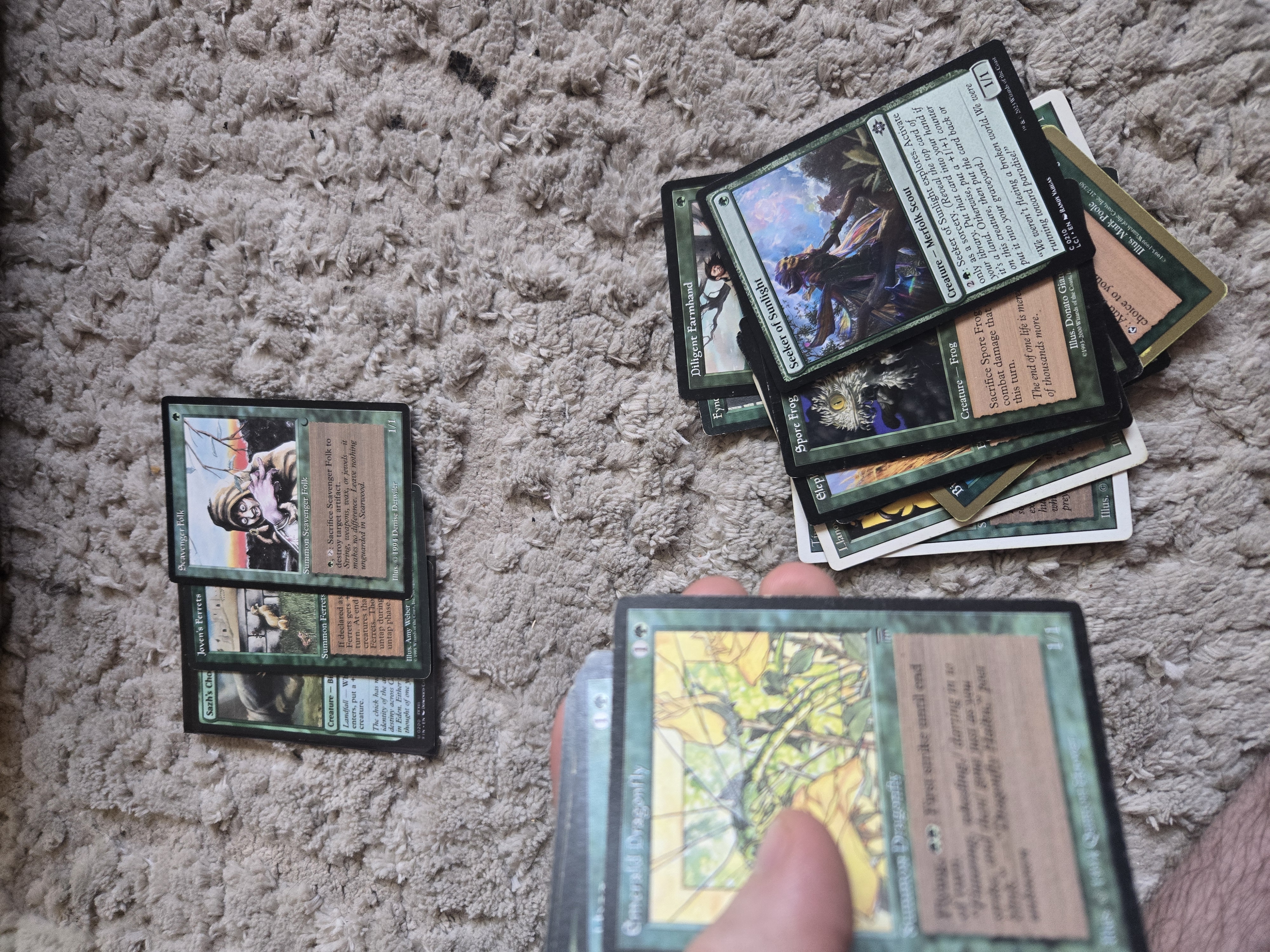 Sorting cards